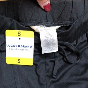 1-Pair New Lucky Brand 2 Pocket Soft Black Lounger